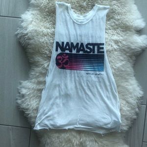 Namaste Spiritual Gangster tank top